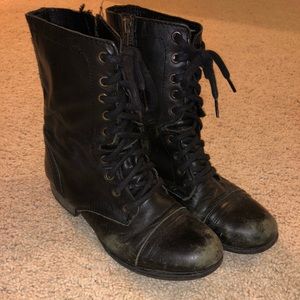 Steve Madden combat boots